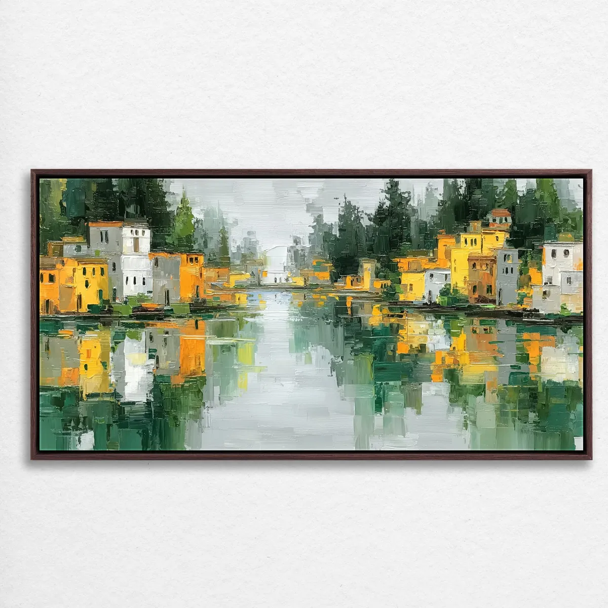 Hand-painted artwork framed to specification