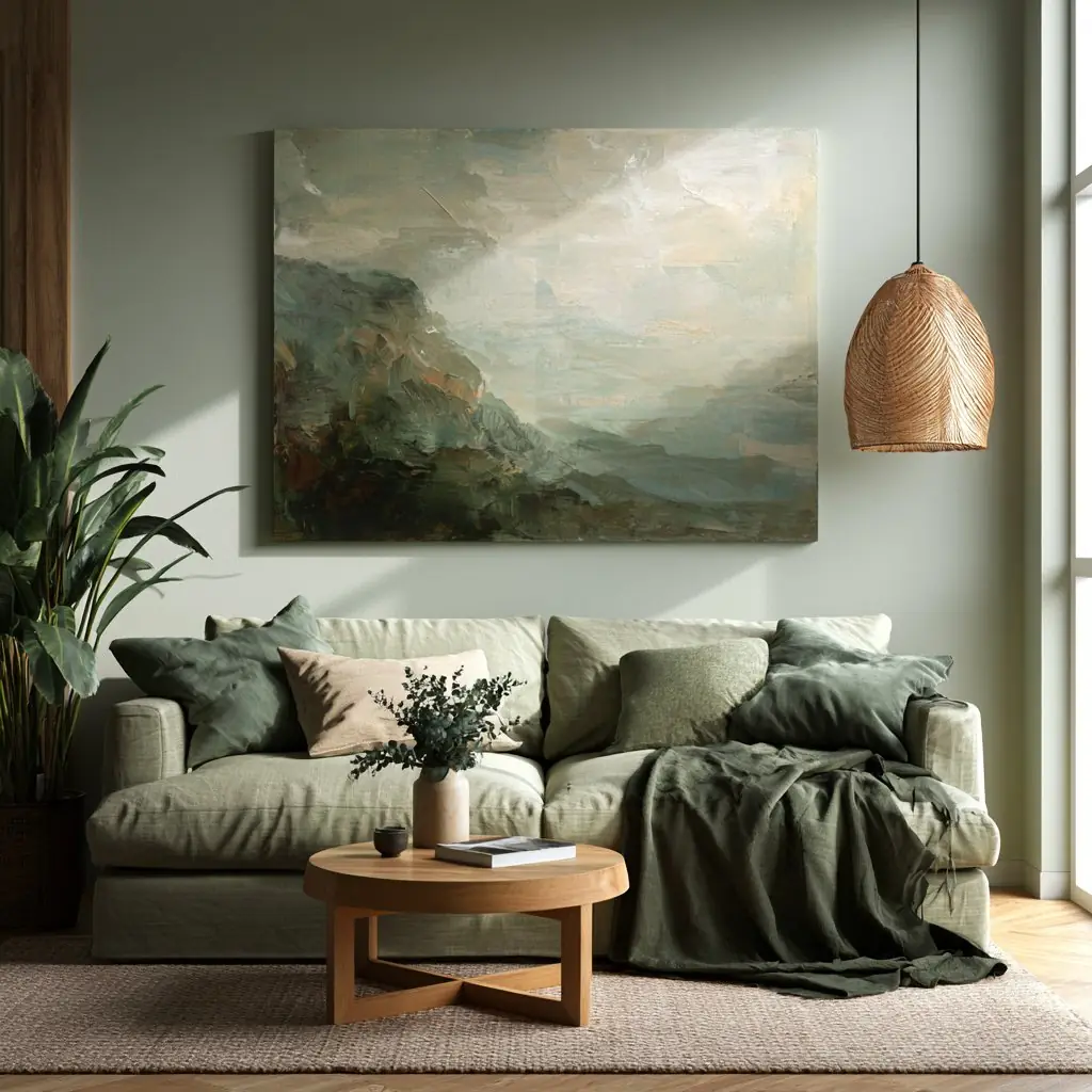 A finished, art-furnished model unit ready to show buyers