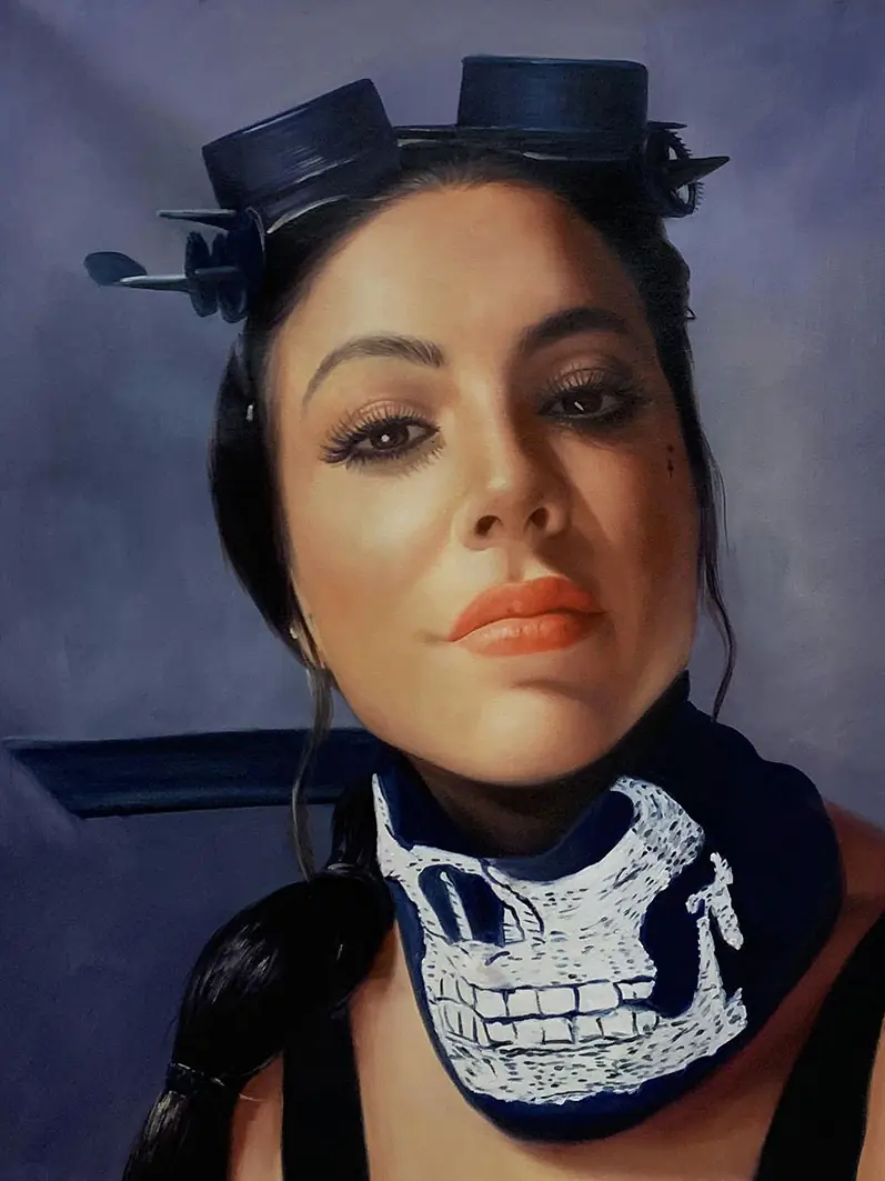 Family portrait — hand-painted portrait 5