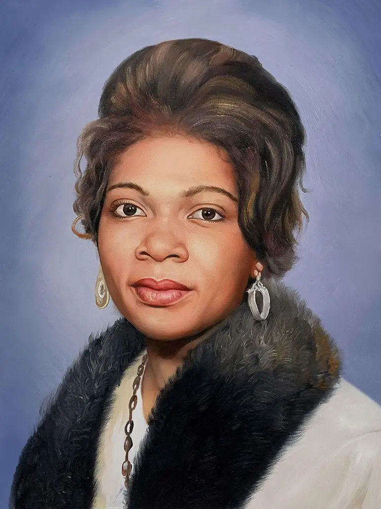 Memorial portrait — hand-painted portrait 3