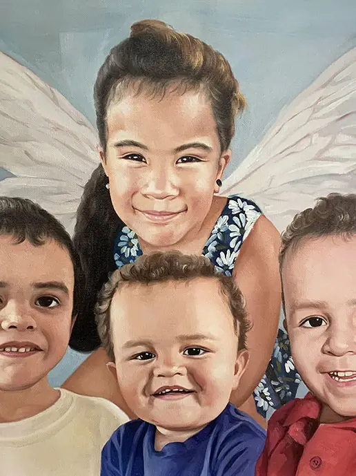 Memorial portrait — hand-painted portrait 5