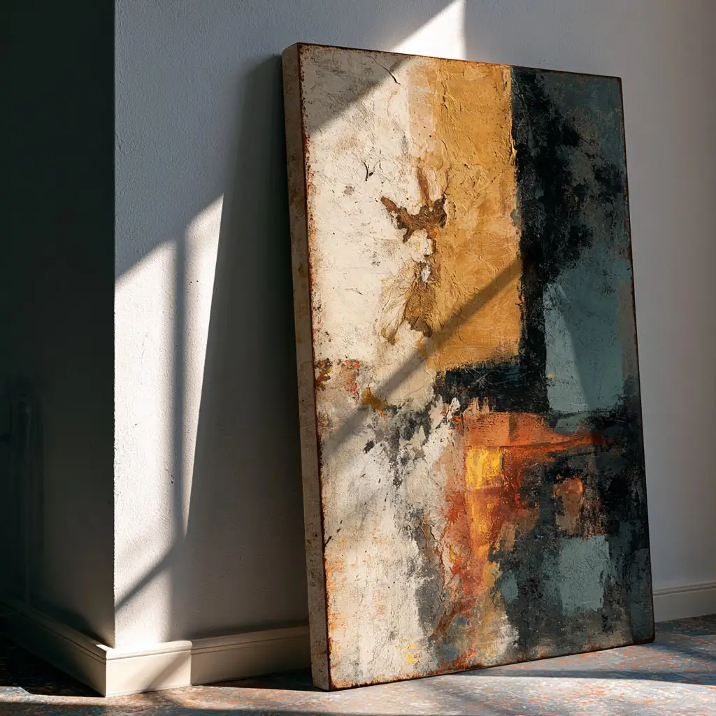 A finished hand-painted piece carrying no Art Tabula marking